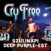 “Cry Free 29” | Szülinapi Deep Purple-est