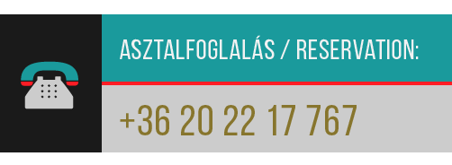 Asztalfoglalás / reservation