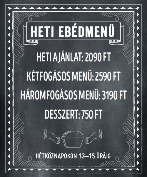 Heti ebédmenü