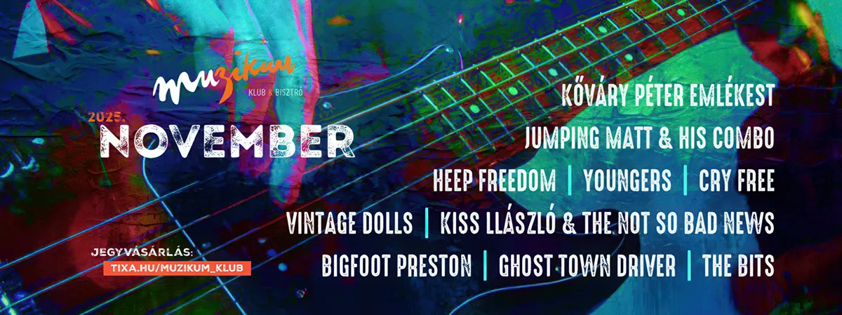 Muzikum novemberi koncertek